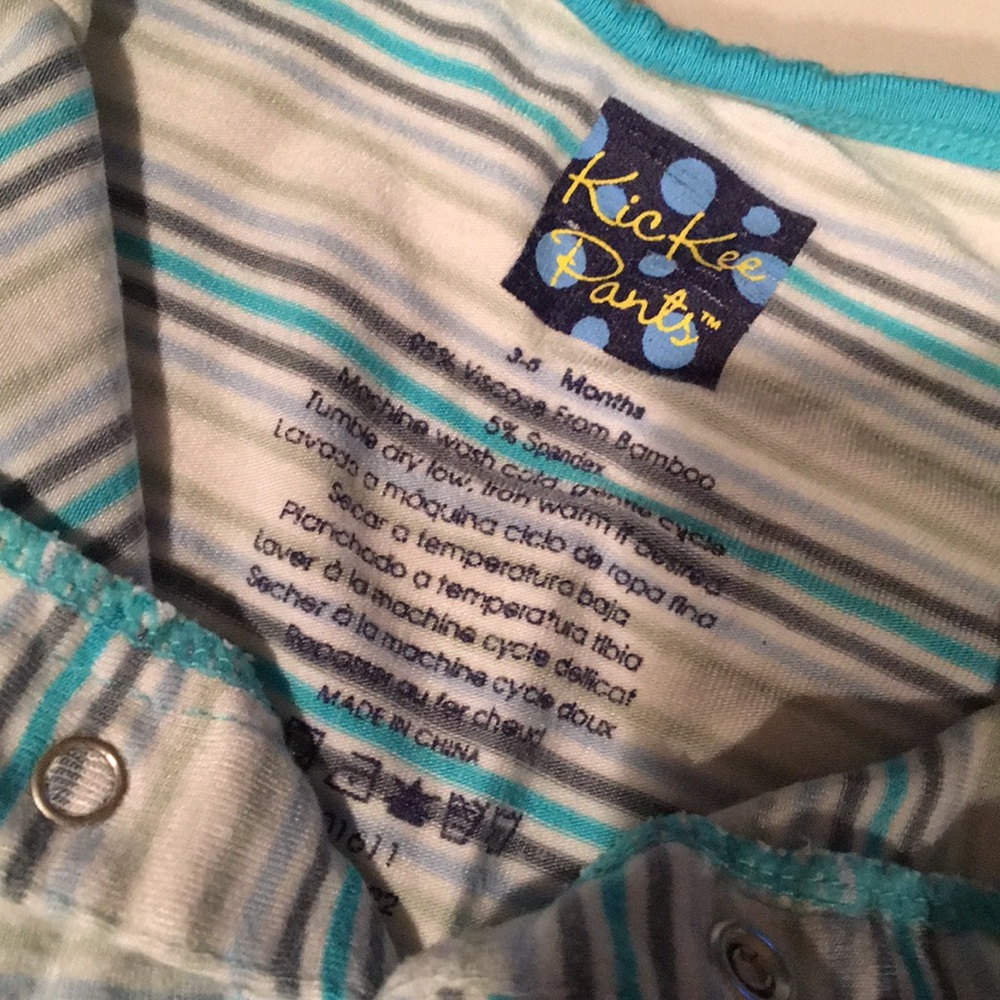 Kickee Pants Coveralls, 3-6 month - Picture 3 of 5